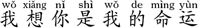 我想你是我的命运