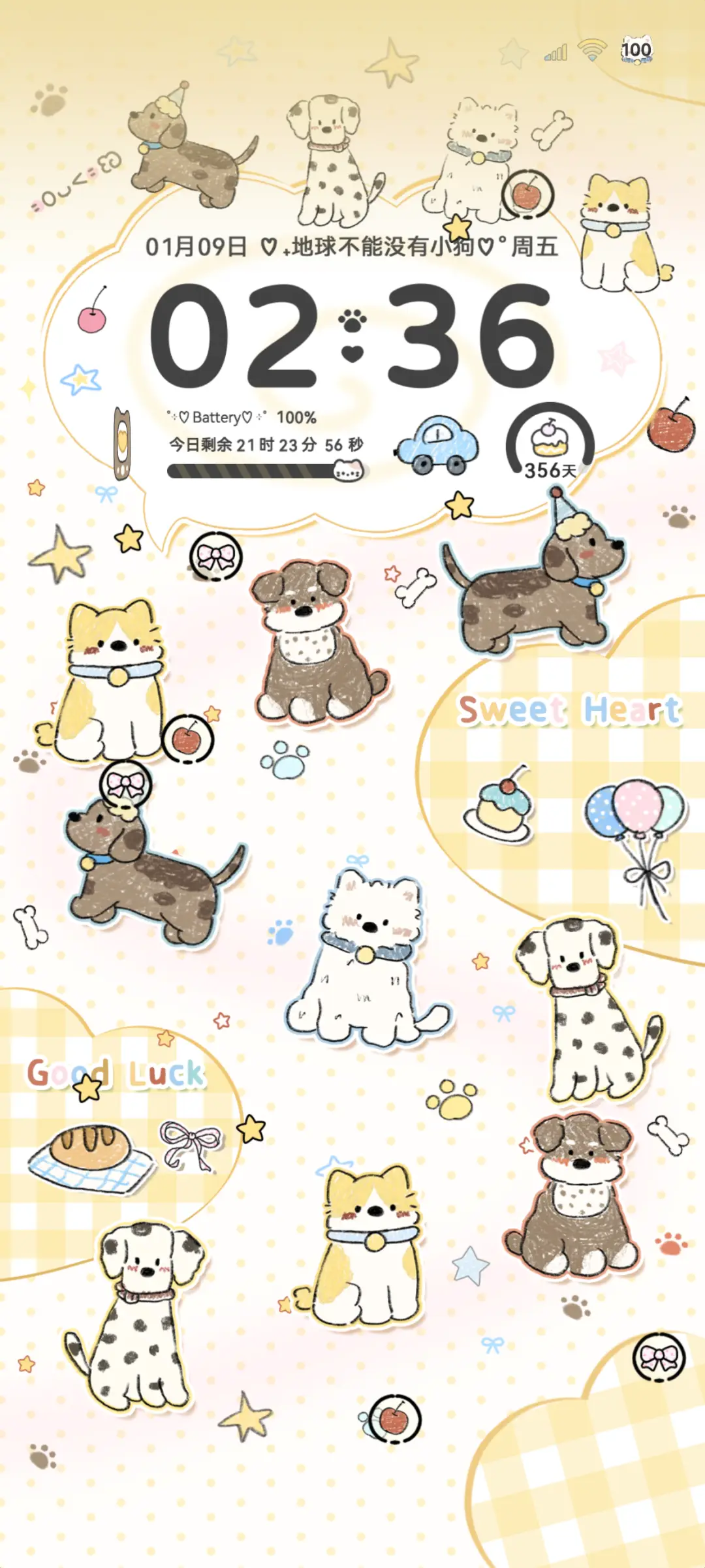 ins复古可爱小狗