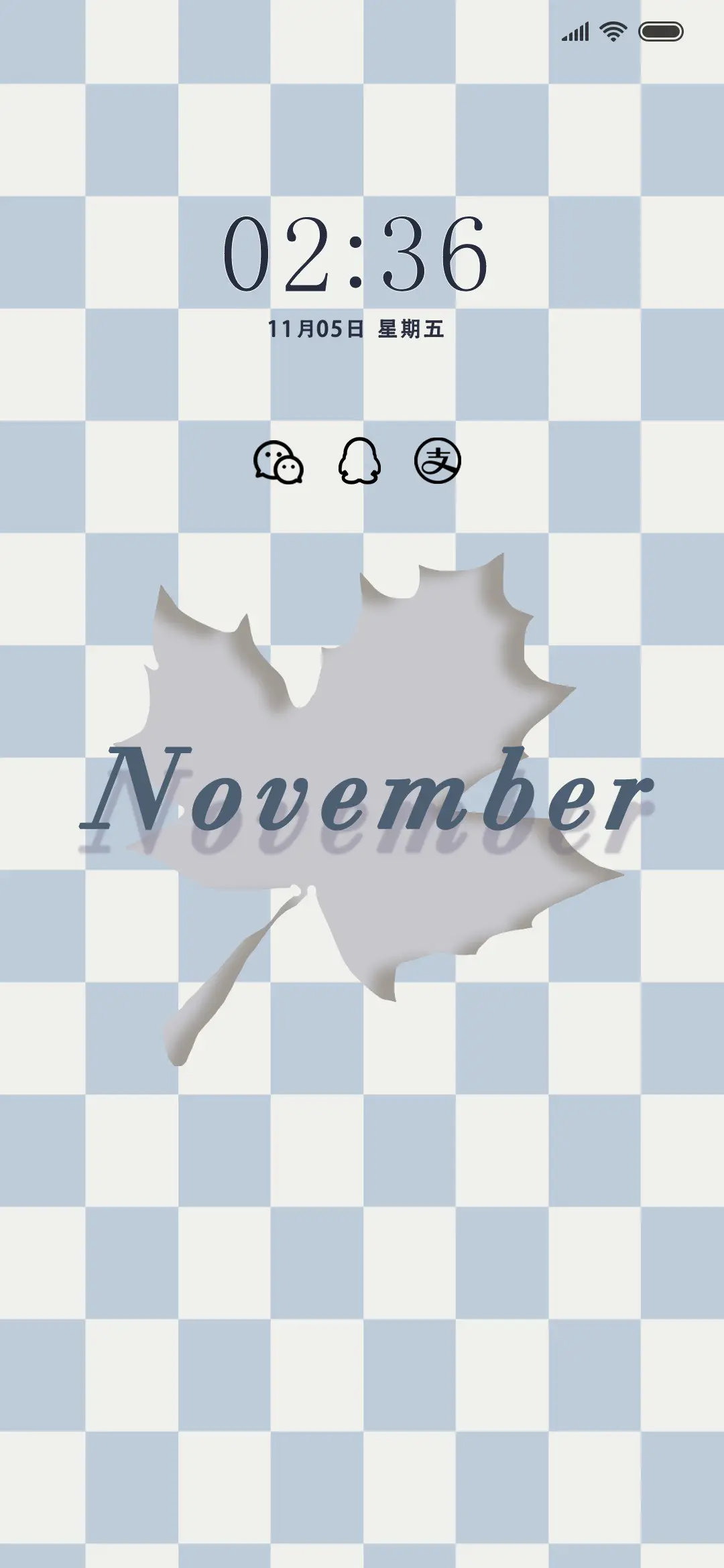 经典清新棋盘格