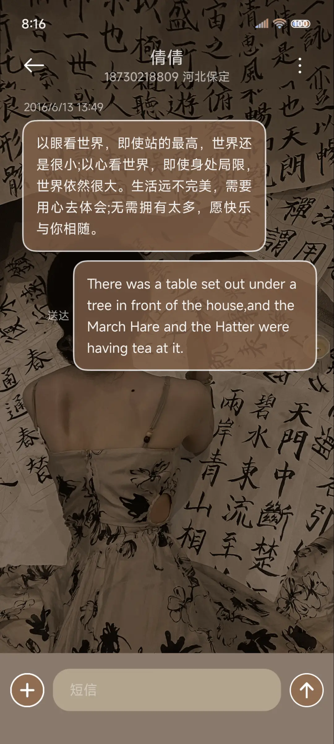 国风美女 水墨文字 - Screenshot 8