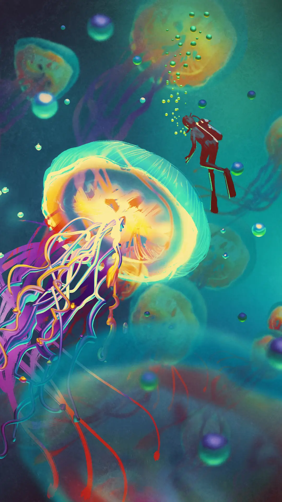 梦幻插画-拍信图库