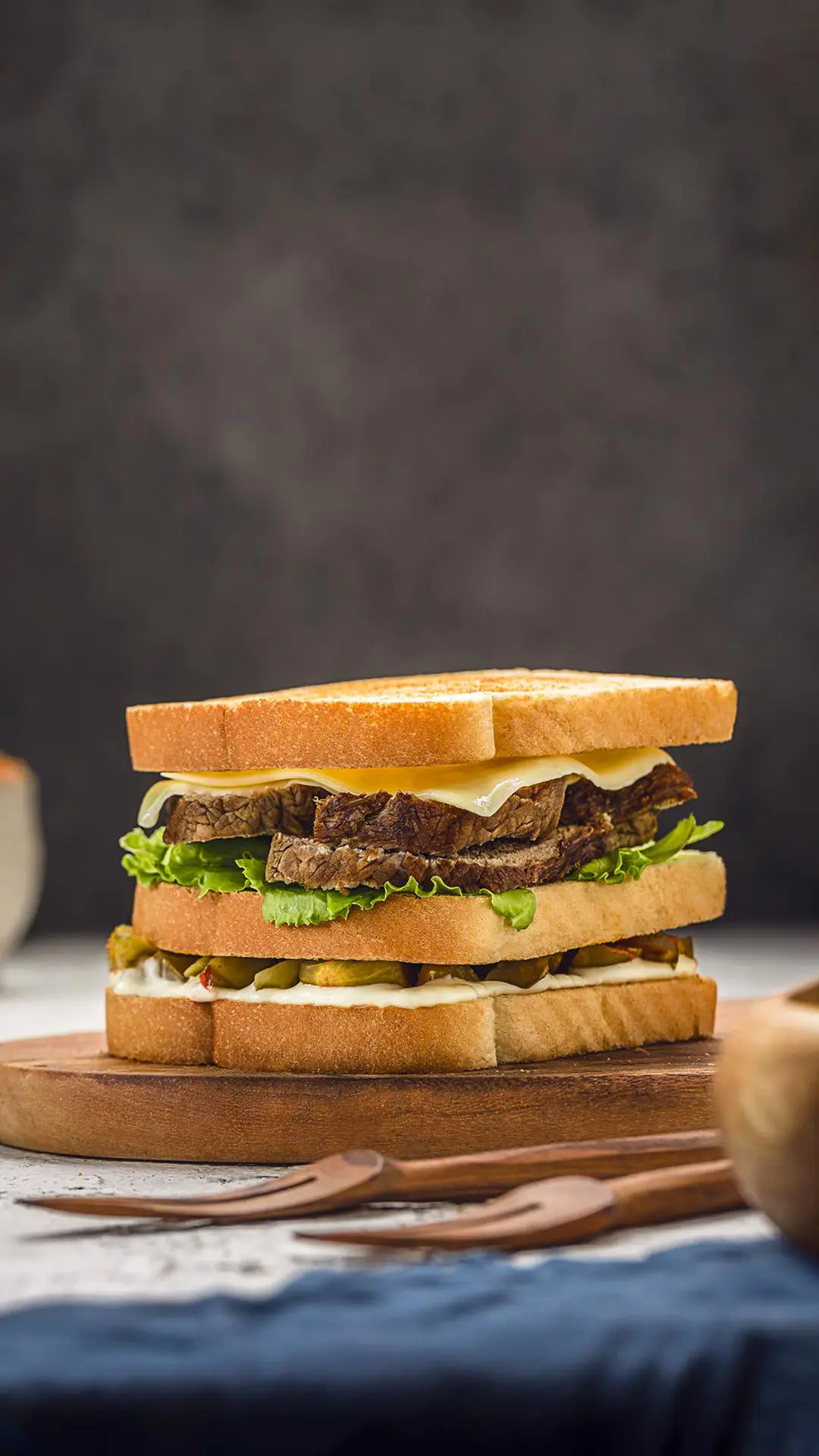 元气懒人早餐三明治