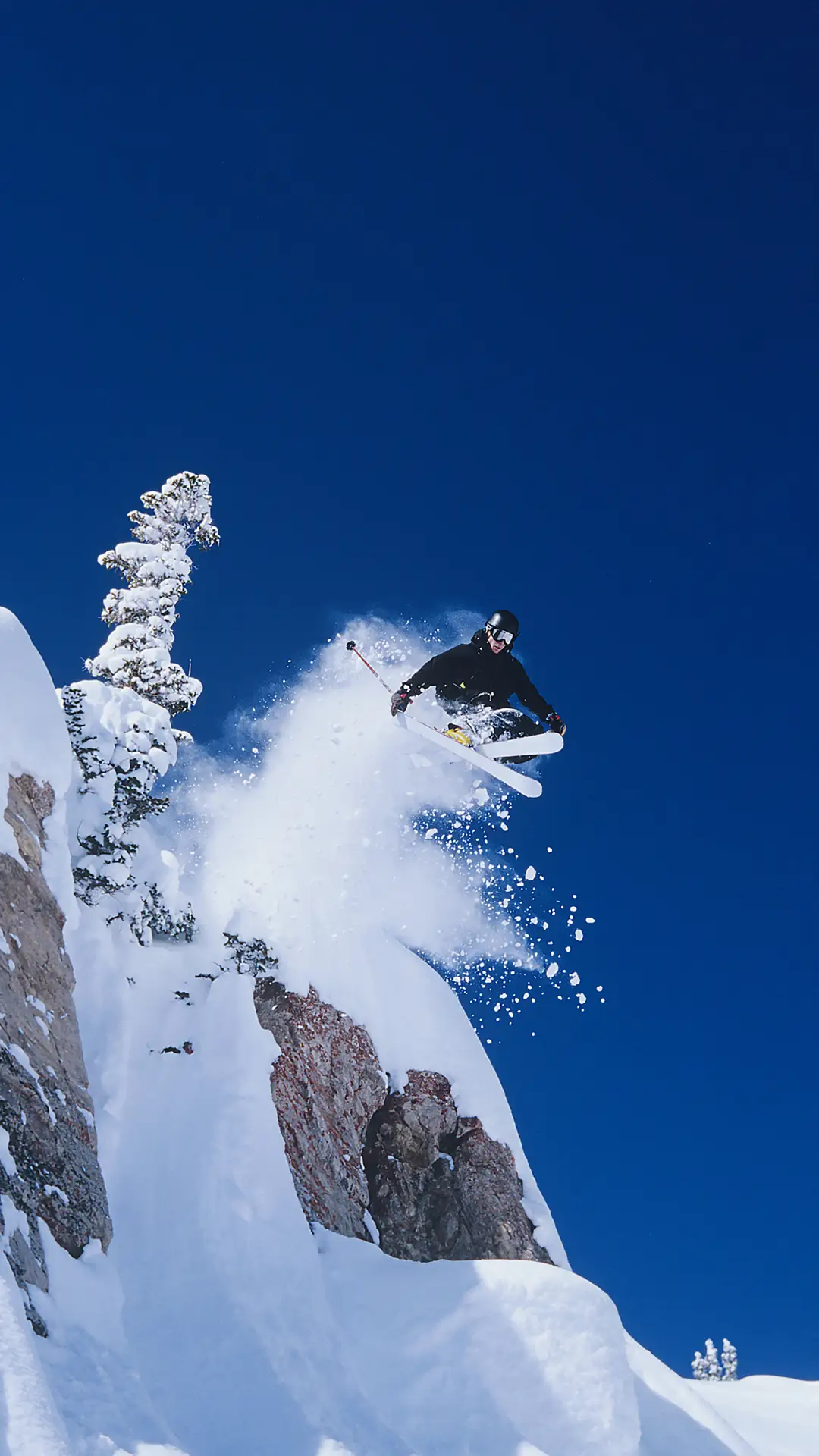 极限滑雪-拍信图库