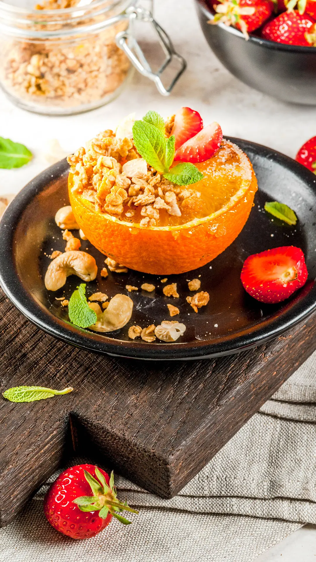 夏天试试烤水果