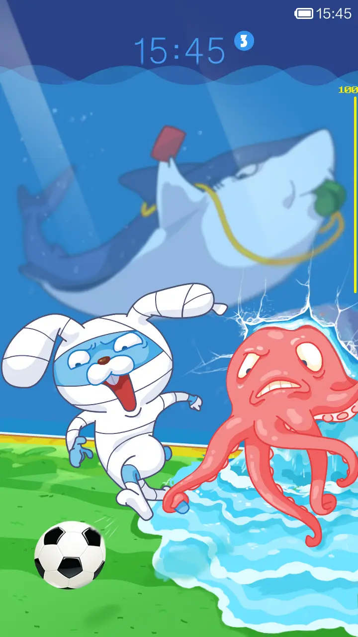 卜鲁兔爱足球 - Screenshot 1